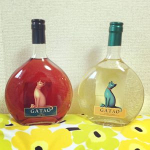 猫ワイン　フラゴンボトル